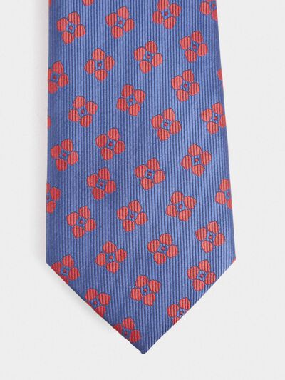 CORBATA JACQUARD MF ROJO