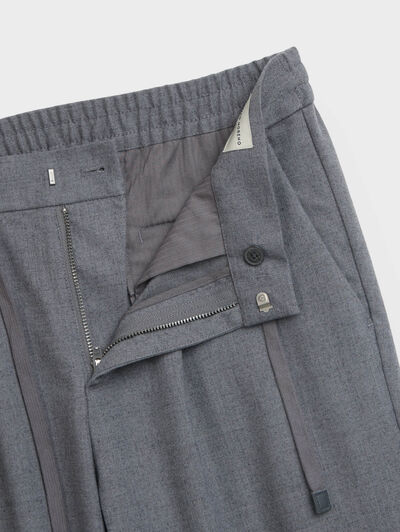 PANTALON FRANELA GRIS