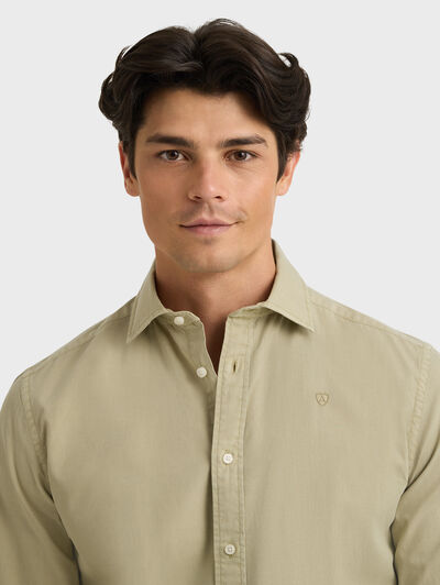 CAMISA POPELIN VERDE