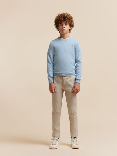 JERSEY ROUND NECK KIDS CELESTE