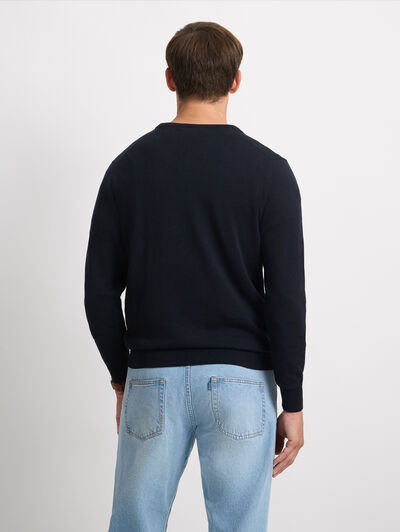 JERSEY V-NECK TRENDY AZUL MARINO
