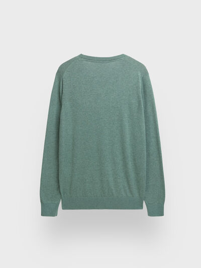 JERSEY V-NECK VERDE