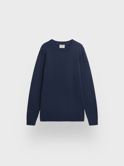 JERSEY ROUND NECK KIDS AZUL MARINO