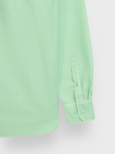 CAMISA OXFORD DYE TIE COLLAR VERDE