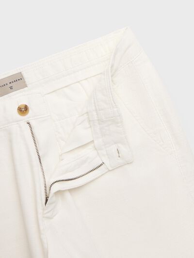 BERMUDA TINTADA CRUDO