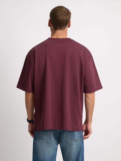 CAMISETA CORE BURDEOS
