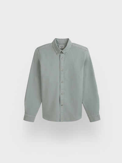 CAMISA OXFORD DYE KIDS VERDE
