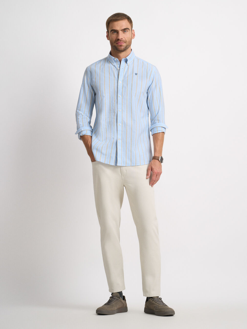 CAMISA OXFORD RAYAS