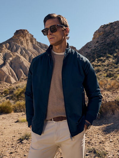 CAZADORA HOSIER AZUL MARINO