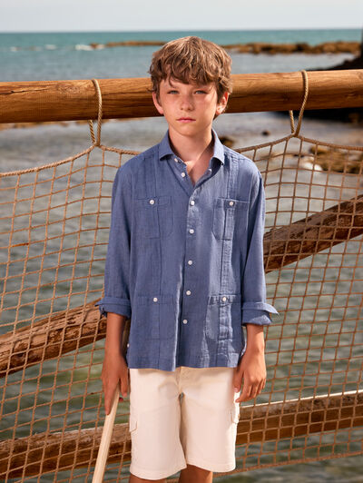 CUBANA LINO KIDS AZUL
