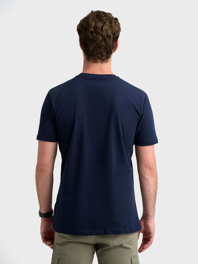CAMISETA BASICA AZUL MARINO