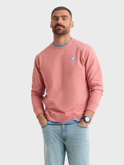 SUDADERA LOGO ROSA