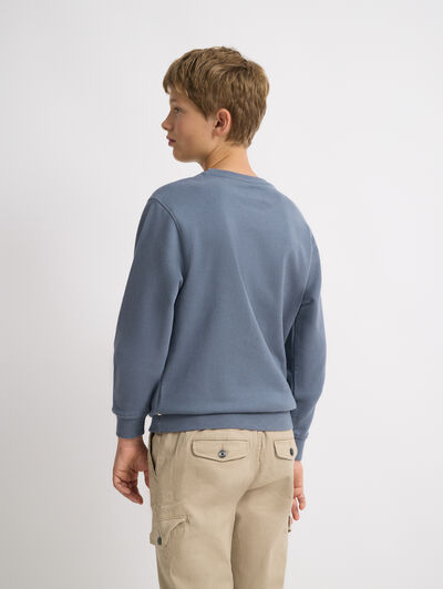 SUDADERA OFFICIAL KIDS AZUL