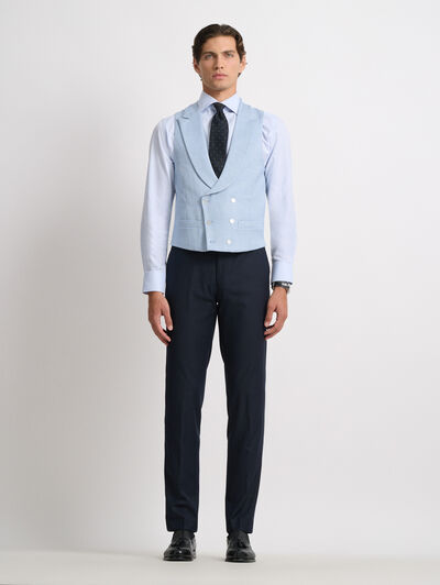 PANTALON WEDDING TWILL AZUL MARINO