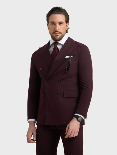 AMERICANA DOPPIO PLAIN BURDEOS