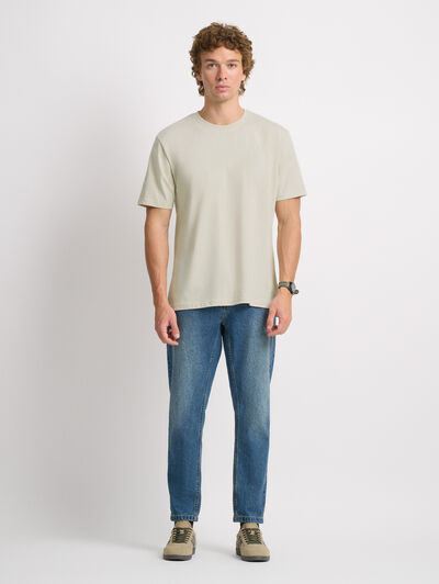 CAMISETA MELANGE CRUDO