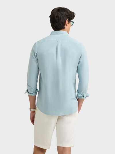 CAMISA OXFORD POCKET DYE AZUL