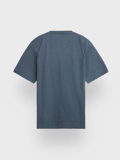 CAMISETA MELANGE AZUL