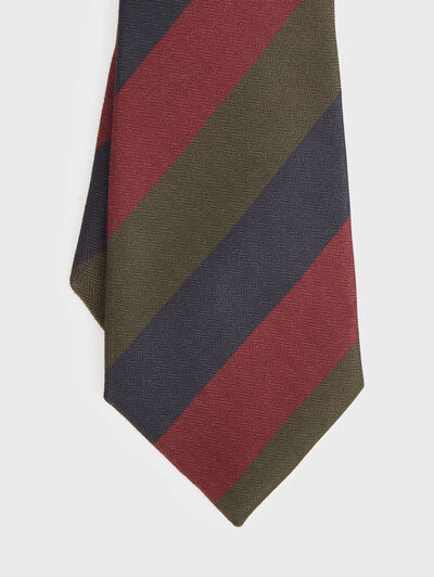 CORBATA PRINTED AZUL MARINO