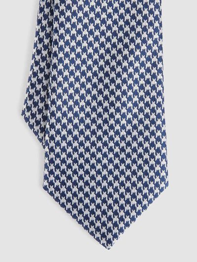 CORBATA JACQUARD MF AZUL MARINO