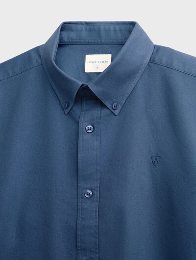CAMISA OXFORD DARK AZUL