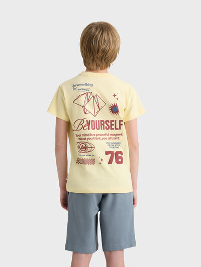 CAMISETA MAGNET KIDS AMARILLO