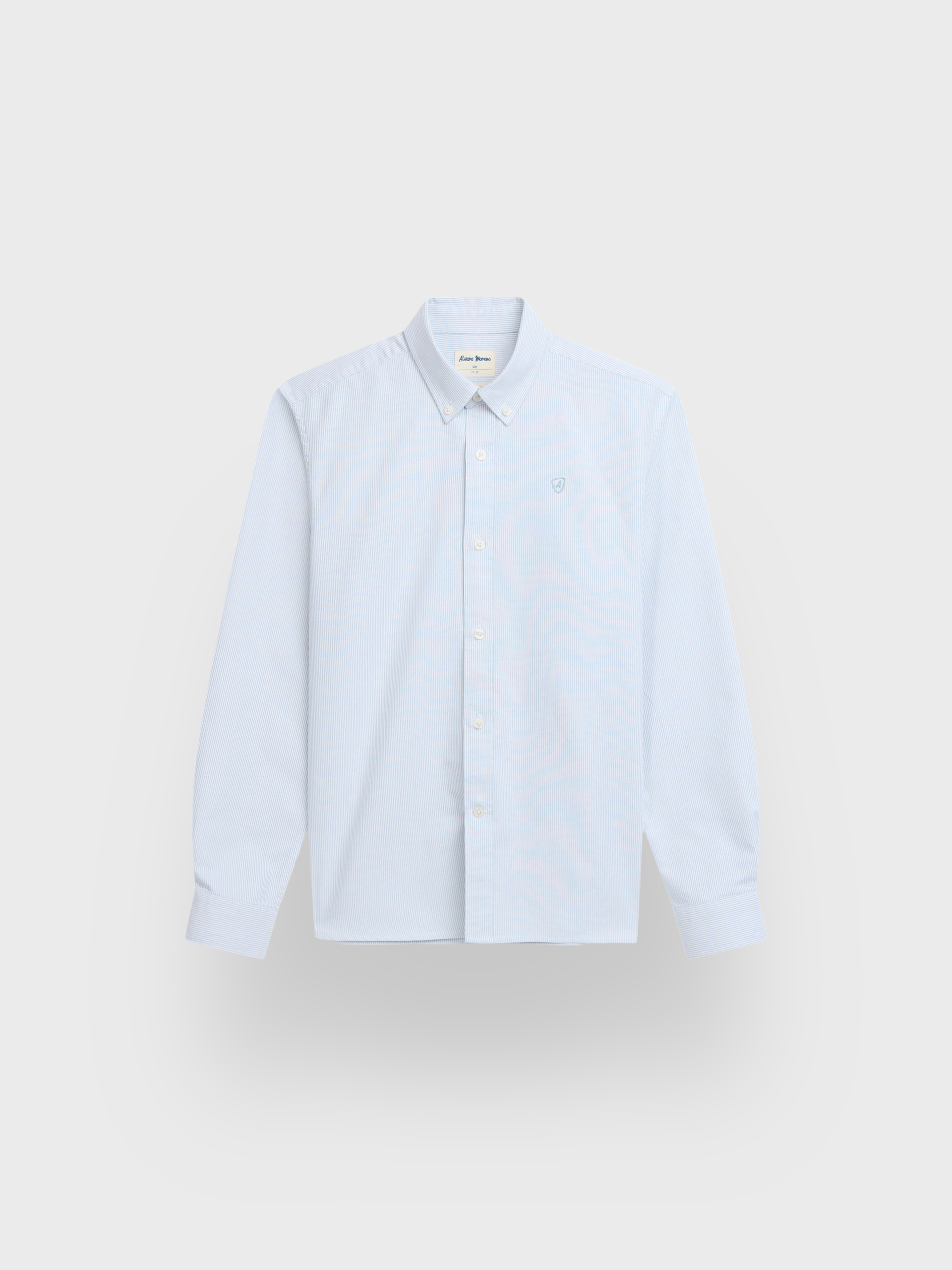 CAMISA OXFORD MIL RAYAS KIDS AZUL