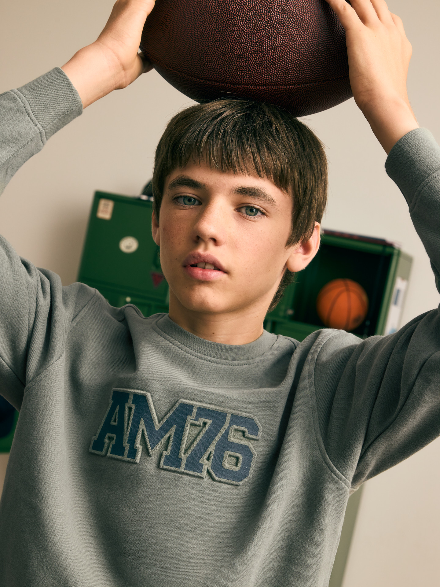 SUDADERA OFFICIAL KIDS VERDE