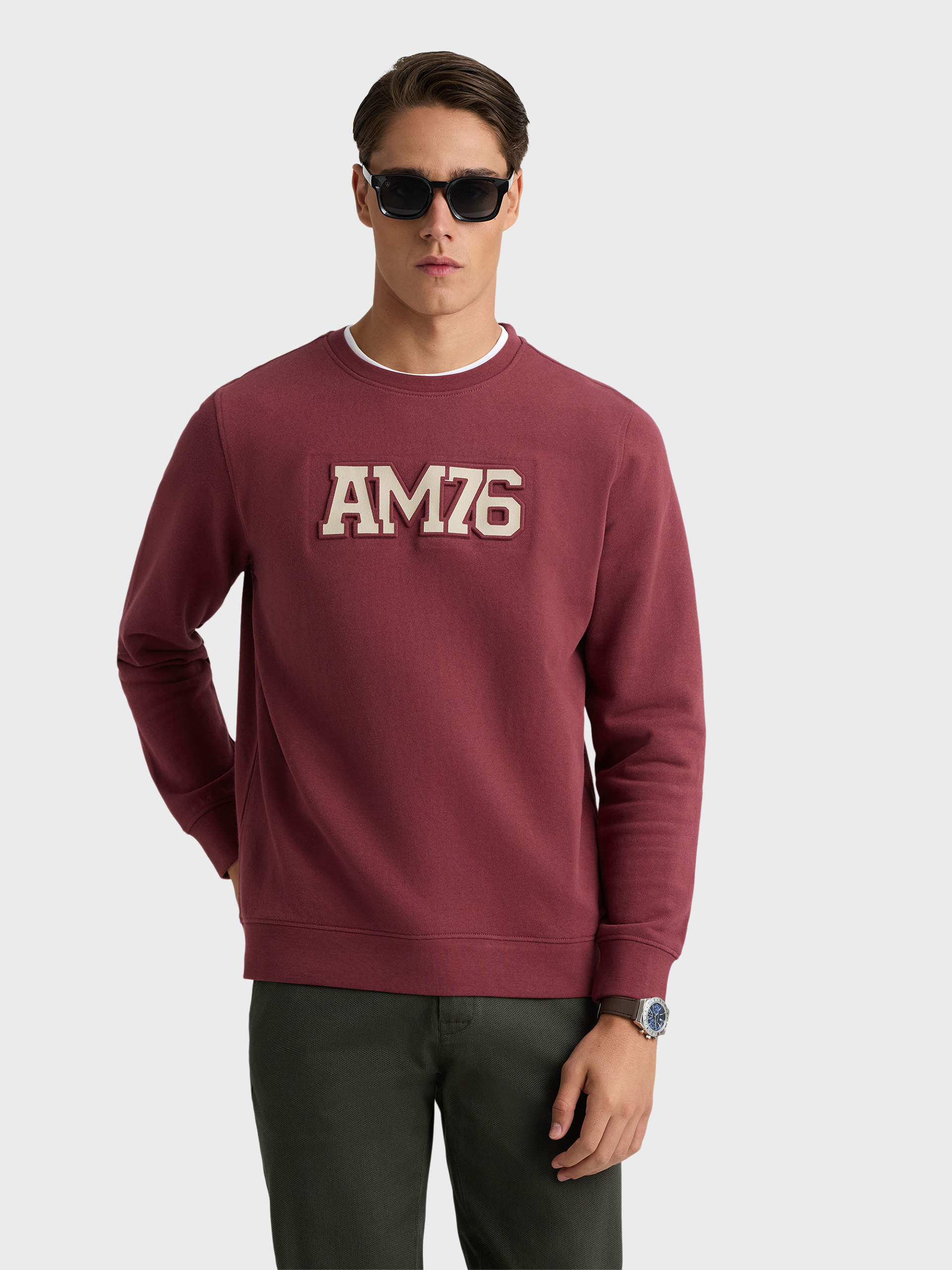 SUDADERA OFFICIAL BURDEOS