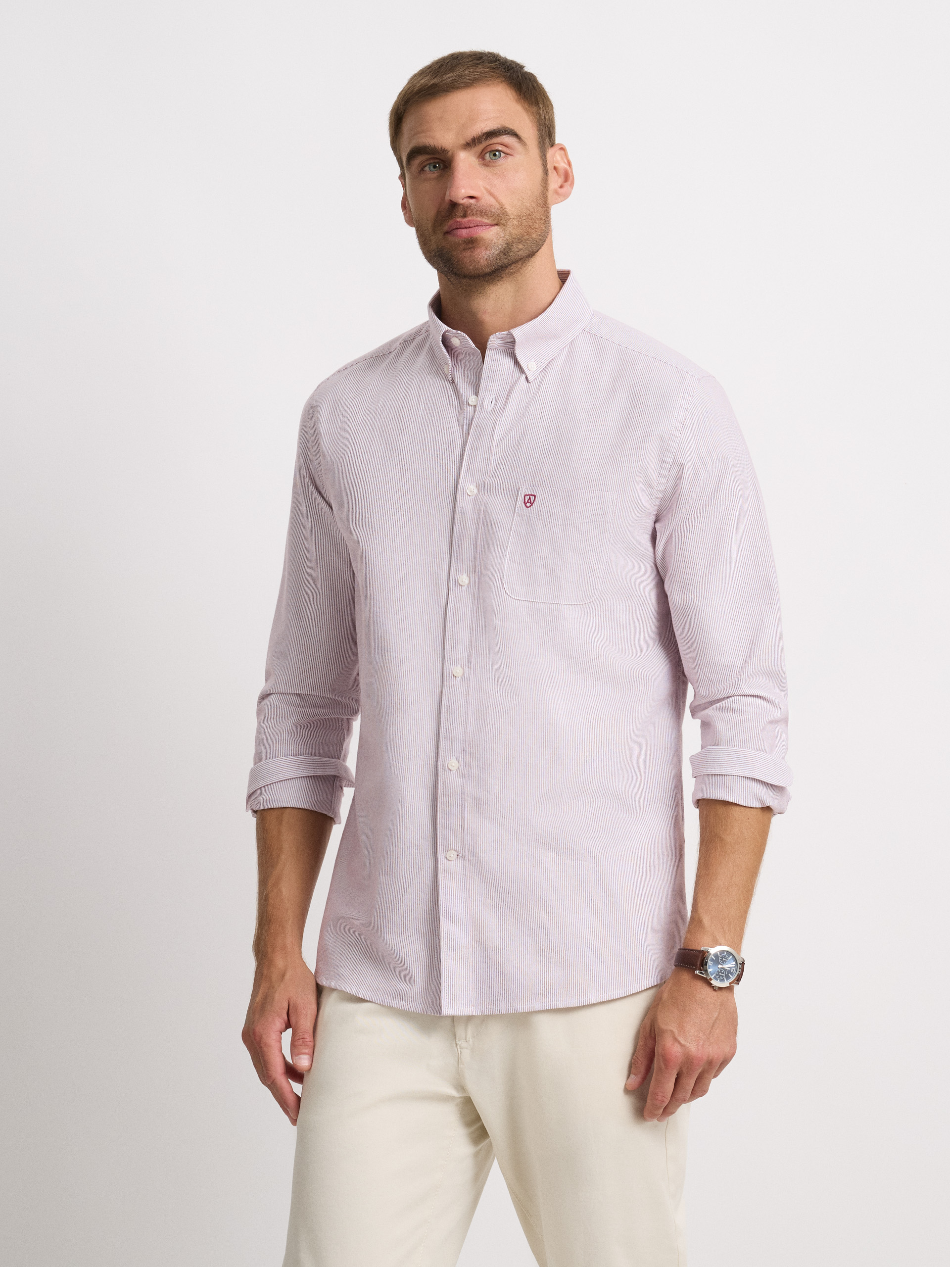 CAMISA MIL RAYAS POCKET