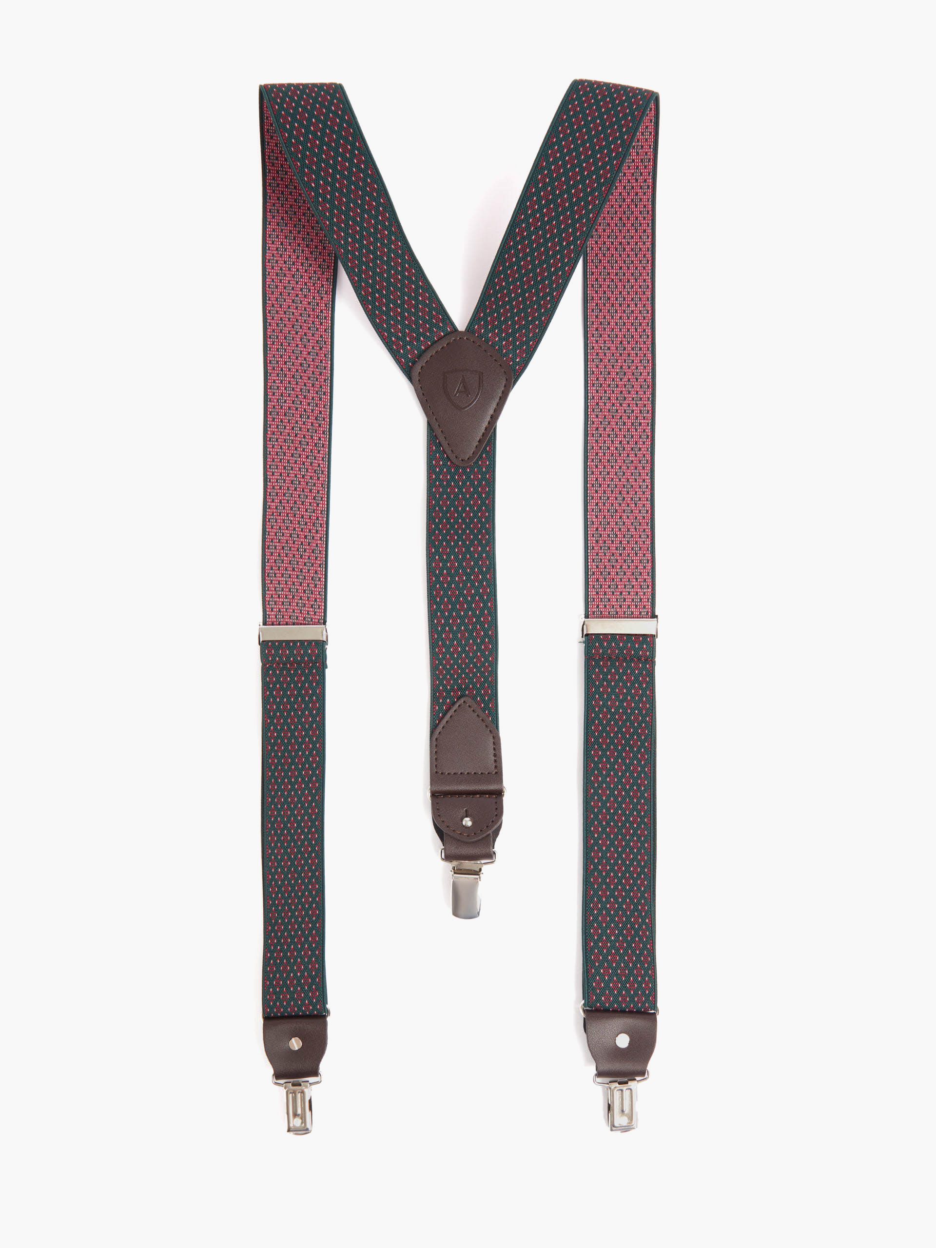 TIRANTES JACQUARD VERDE