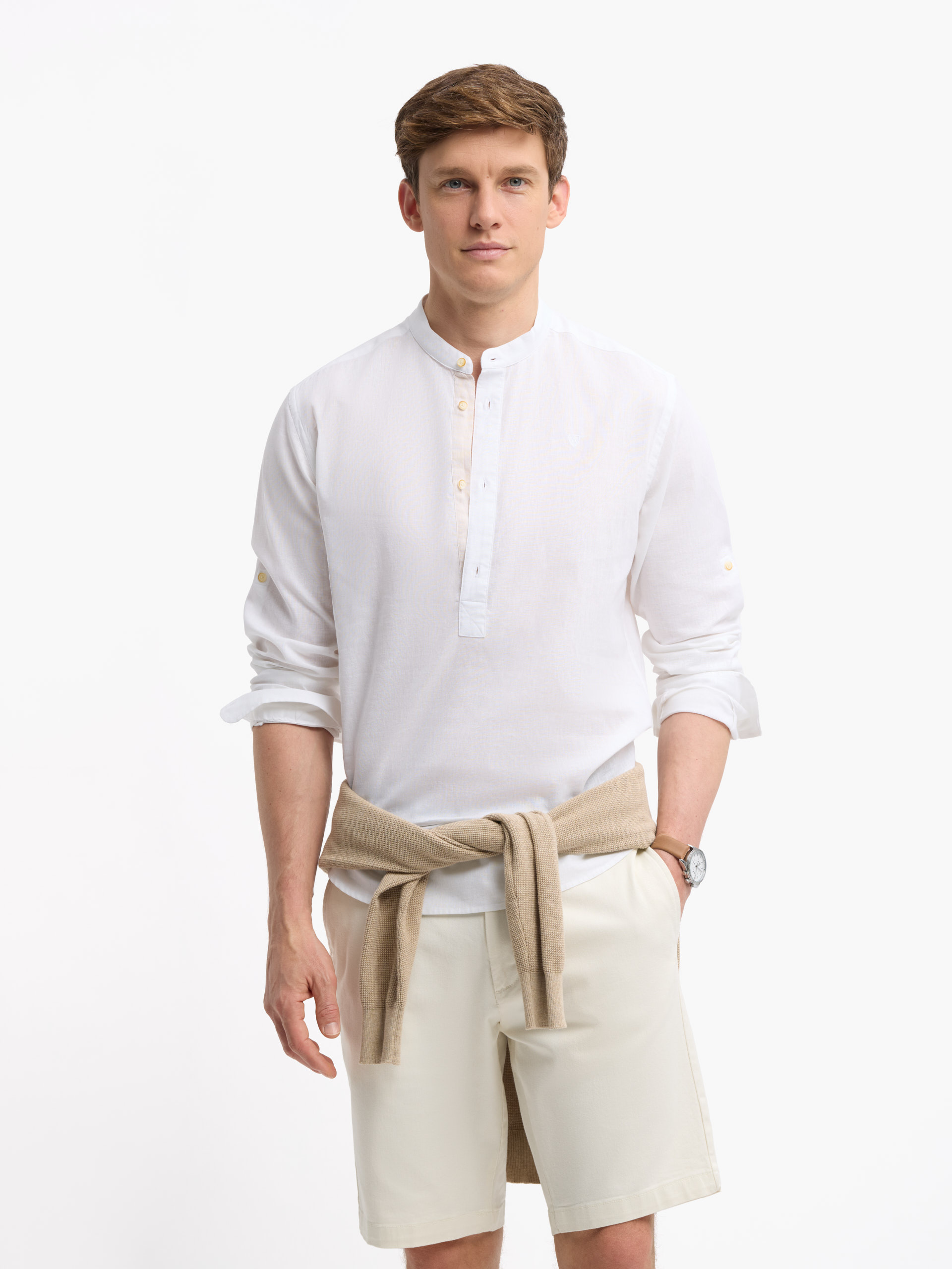 POLERA MAO CONTRASTE BLANCO