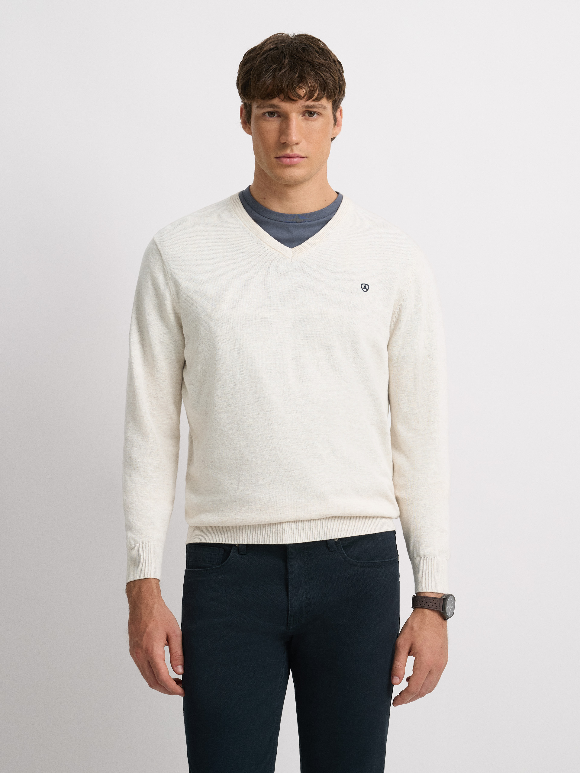 JERSEY V-NECK TRENDY CRUDO