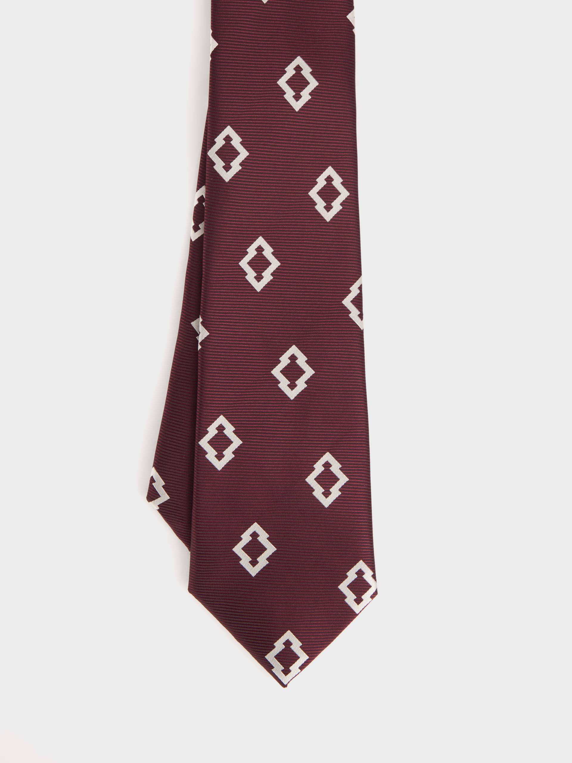 CORBATA JACQUARD MF BURDEOS