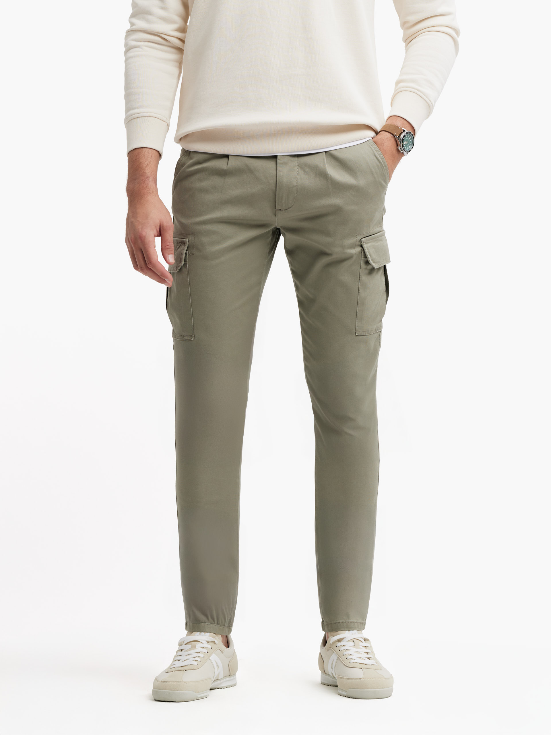 PANTALON CARGO VERDE