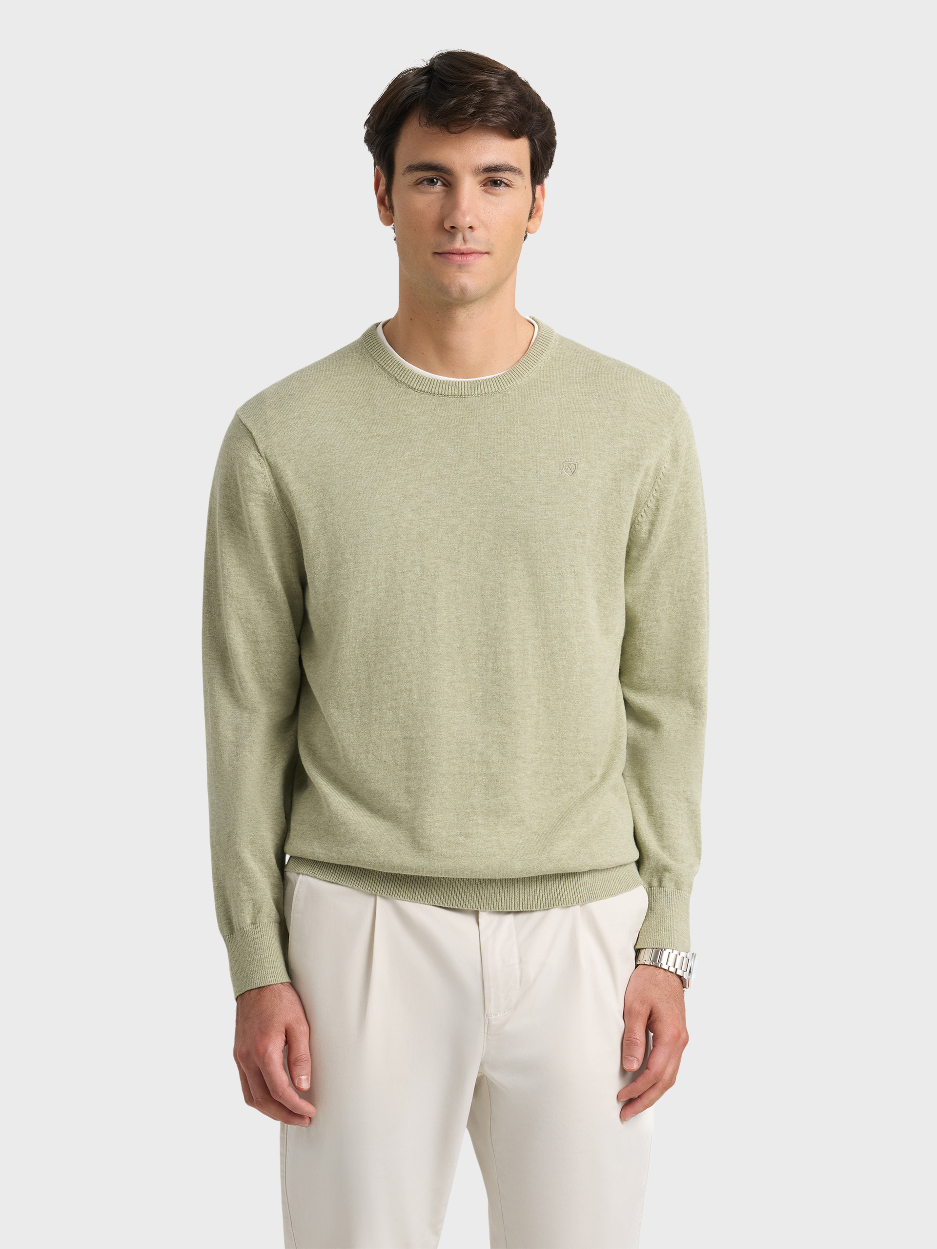 JERSEY ROUND NECK TRENDY VERDE