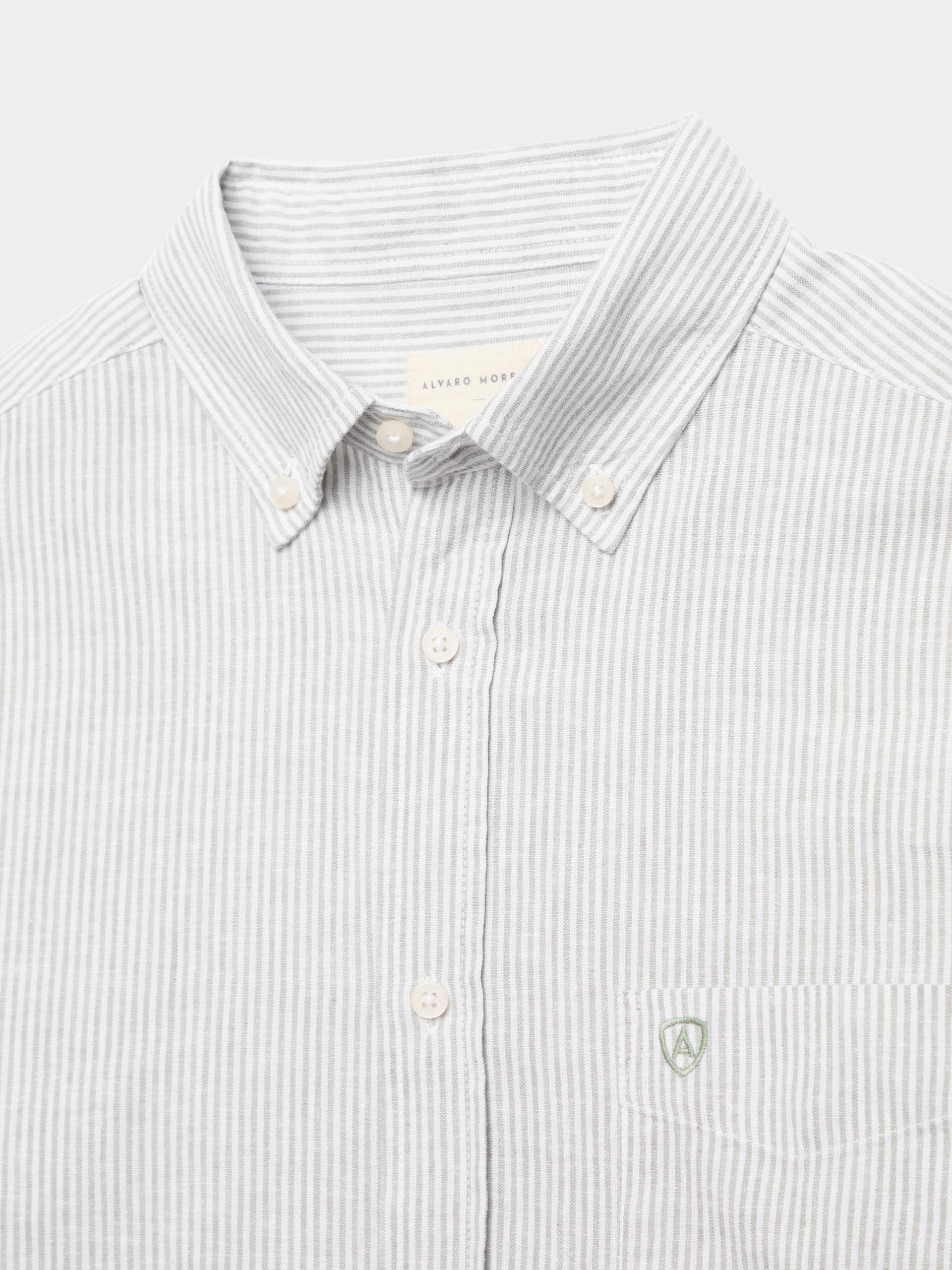 CAMISA LINO RAYAS BD