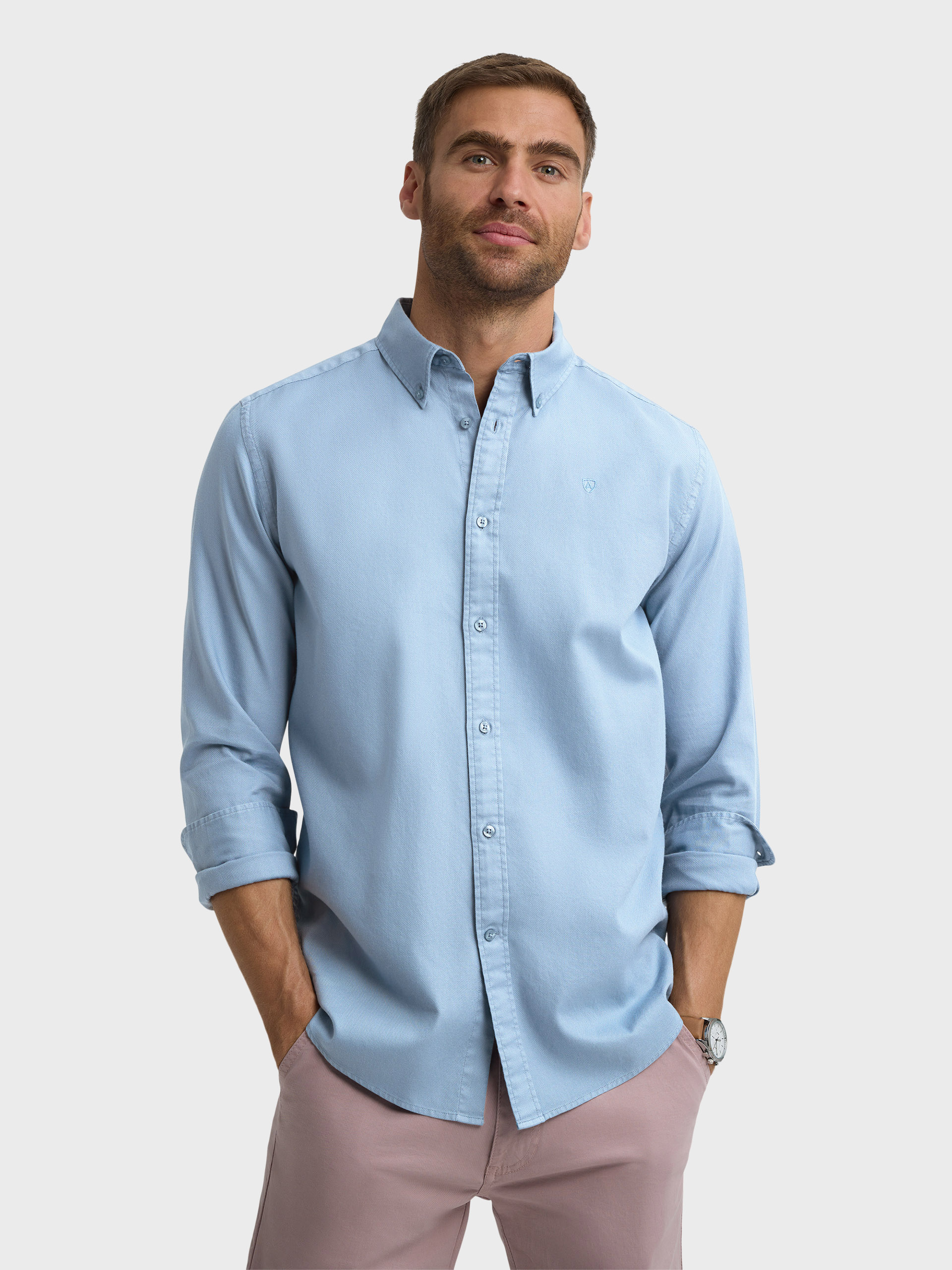 CAMISA PANAMA DYE AZUL