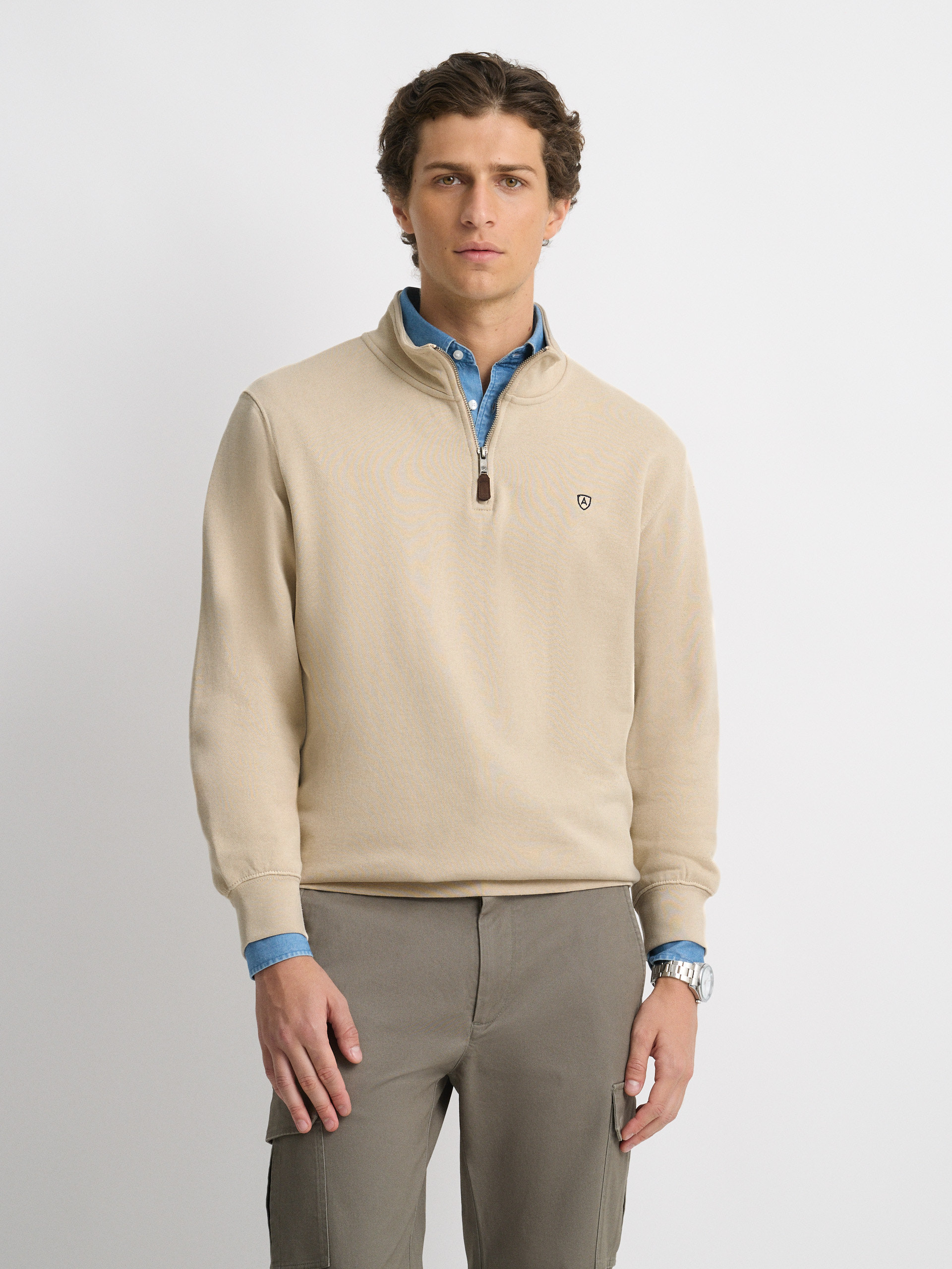SUDADERA MYSTYC BEIGE