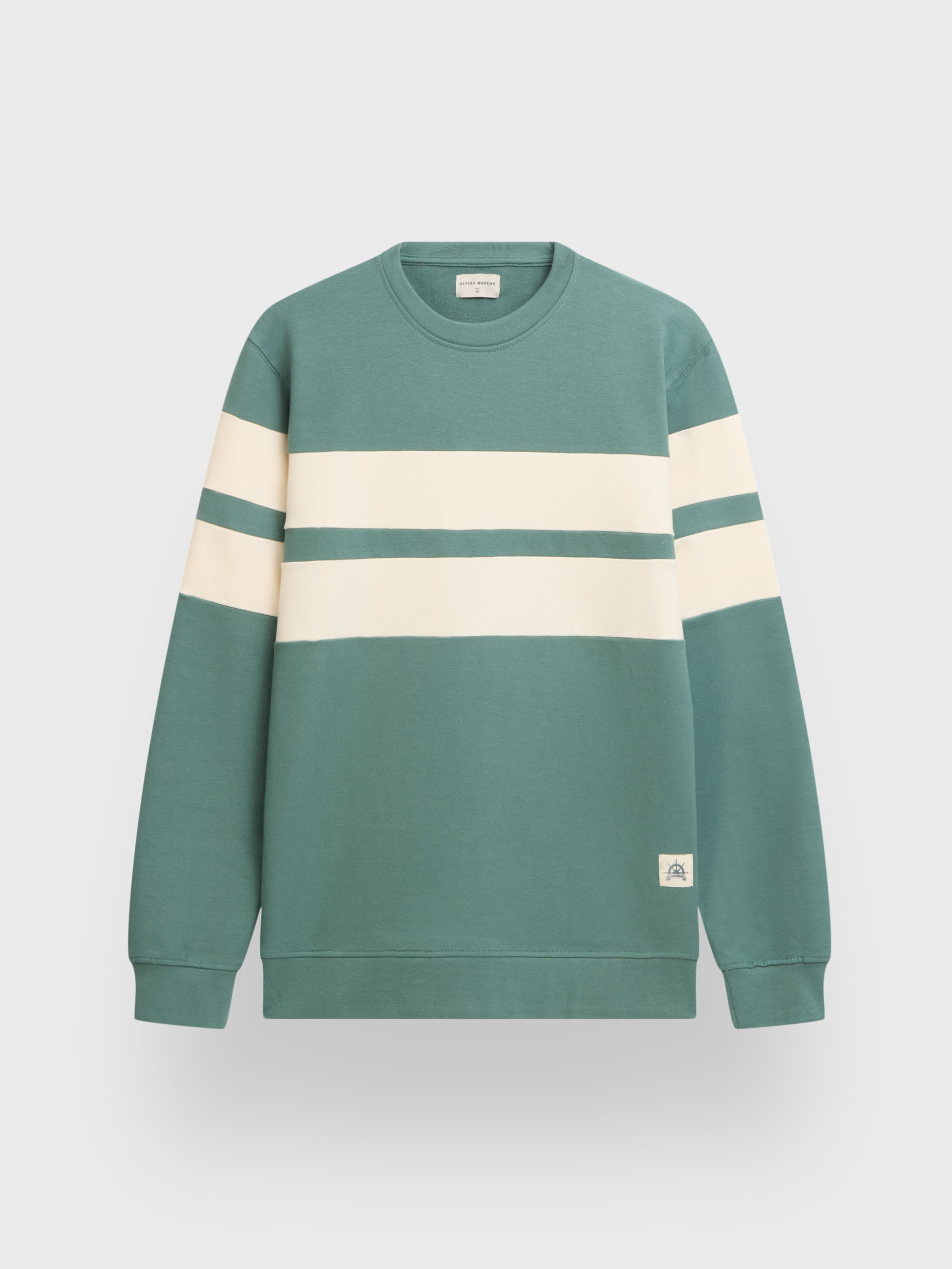 SUDADERA STRIPES VERDE