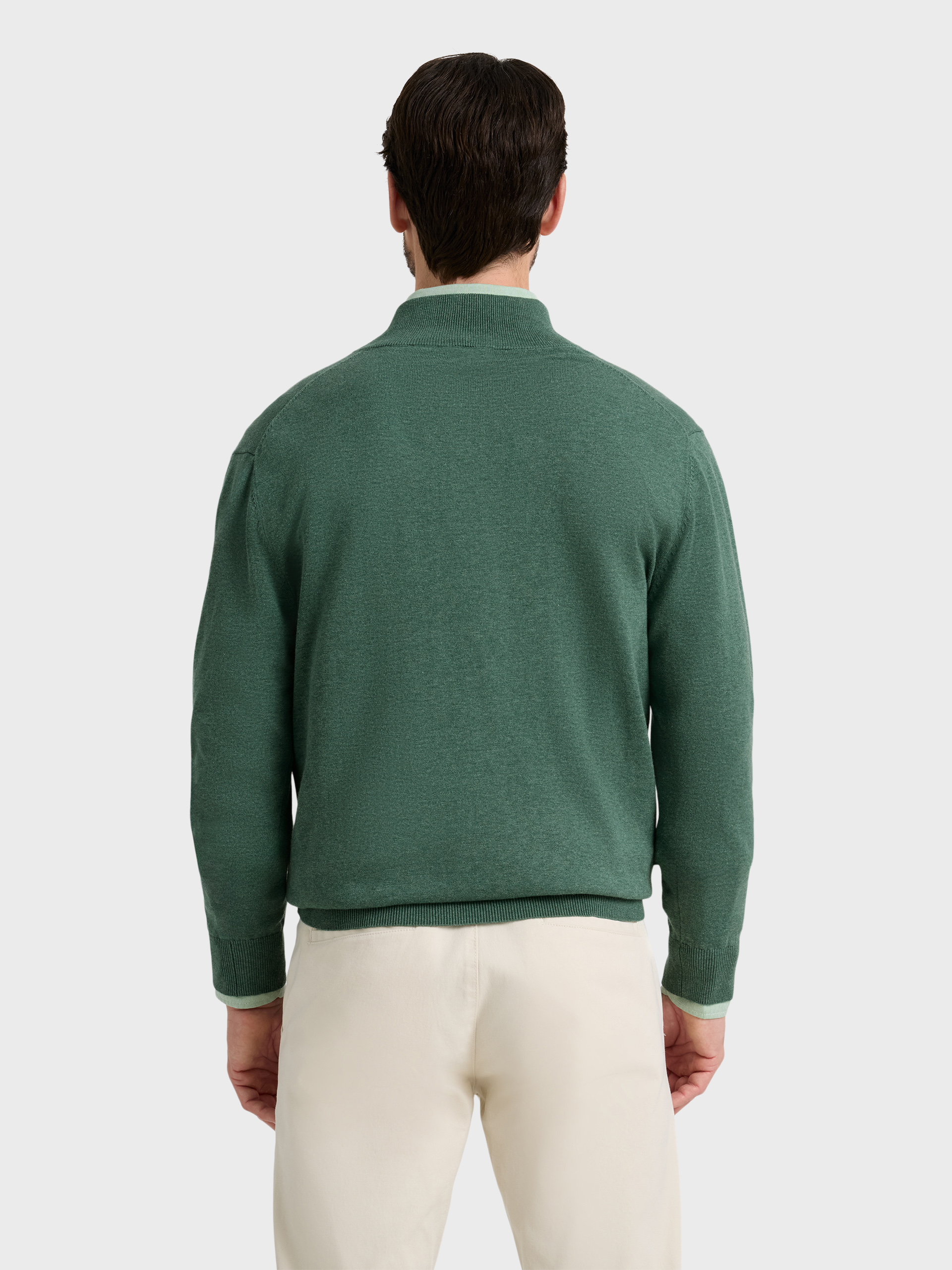 JERSEY BUTTON COLLAR