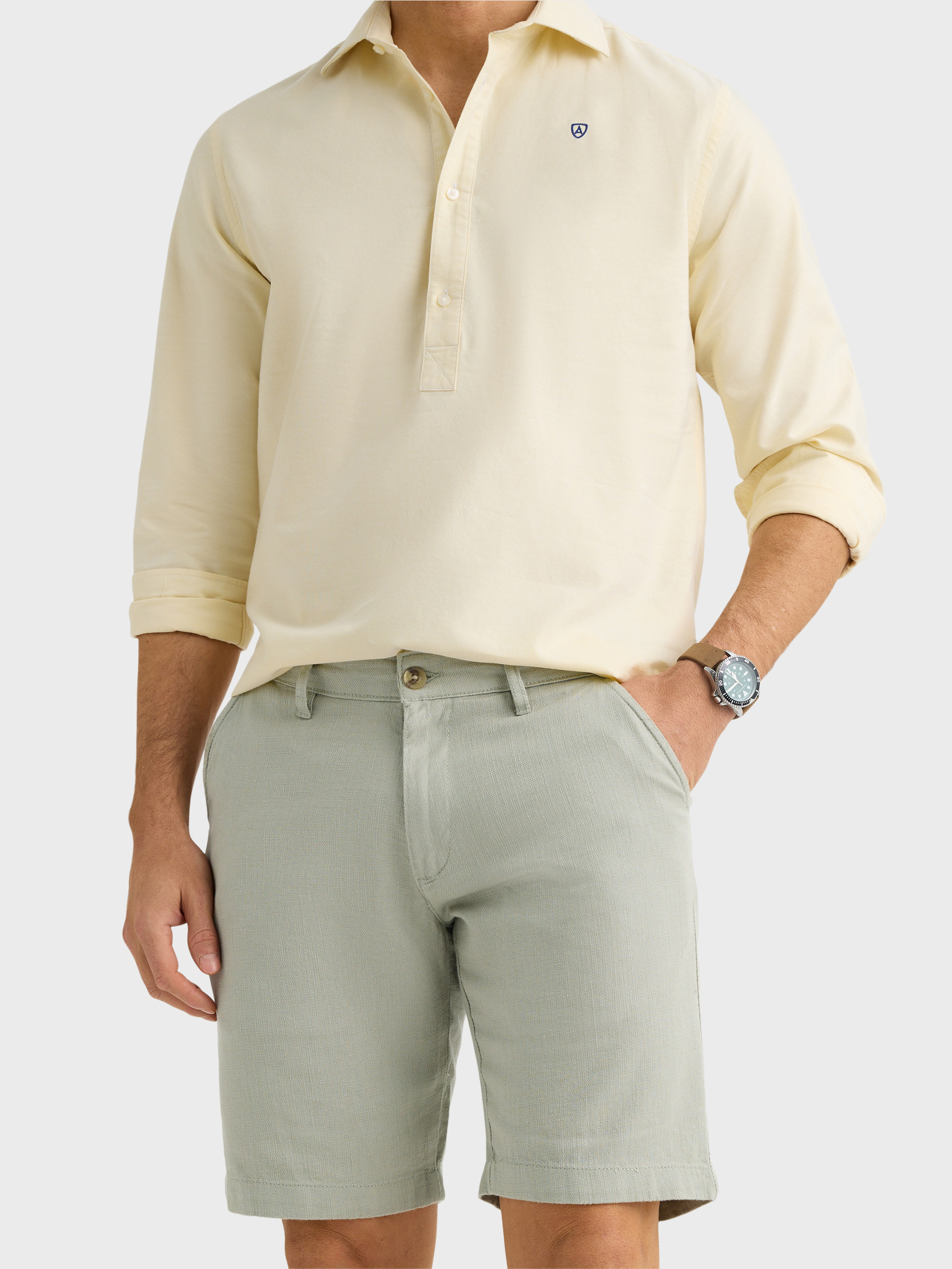 BERMUDA TINTADA VERDE