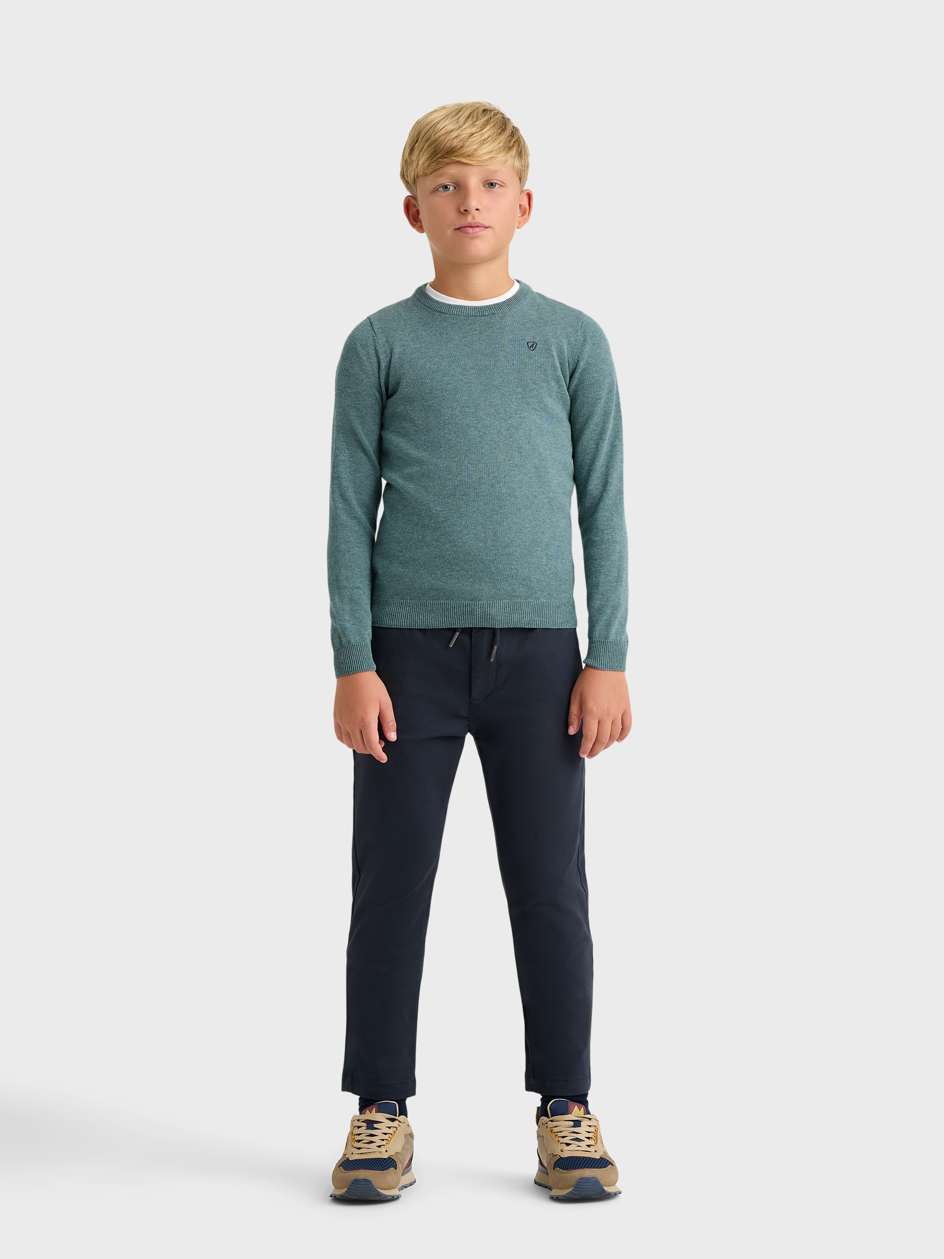 JERSEY ROUND NECK KIDS TURQUESA