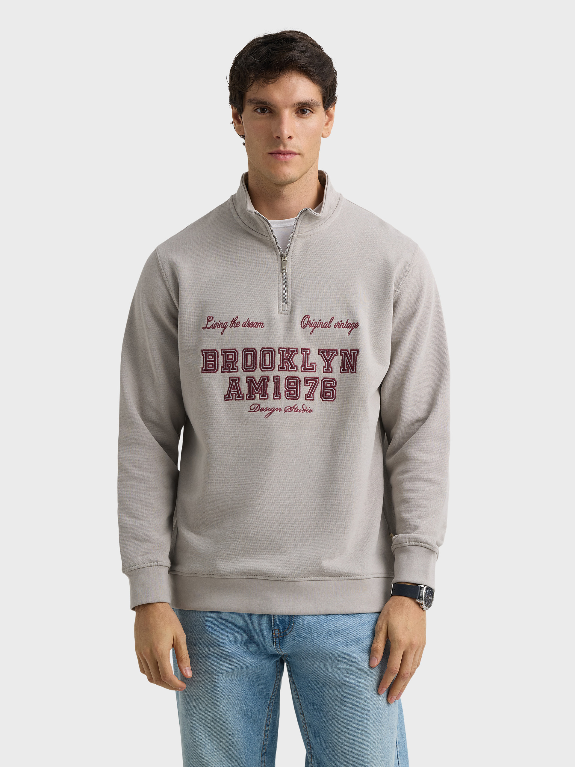 SUDADERA STUDIO GRIS