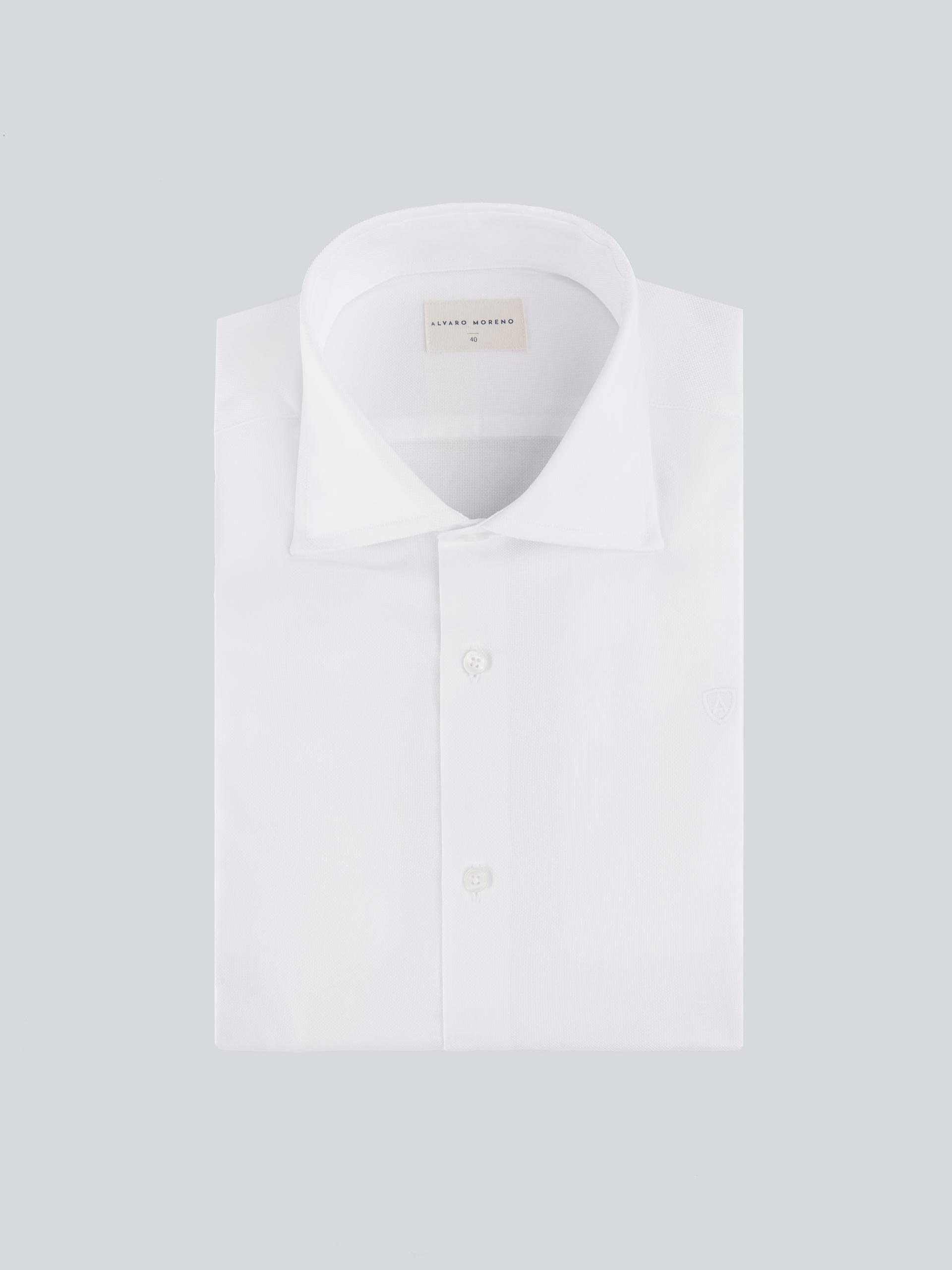 CAMISA VESTIR PANAMA BLANCO