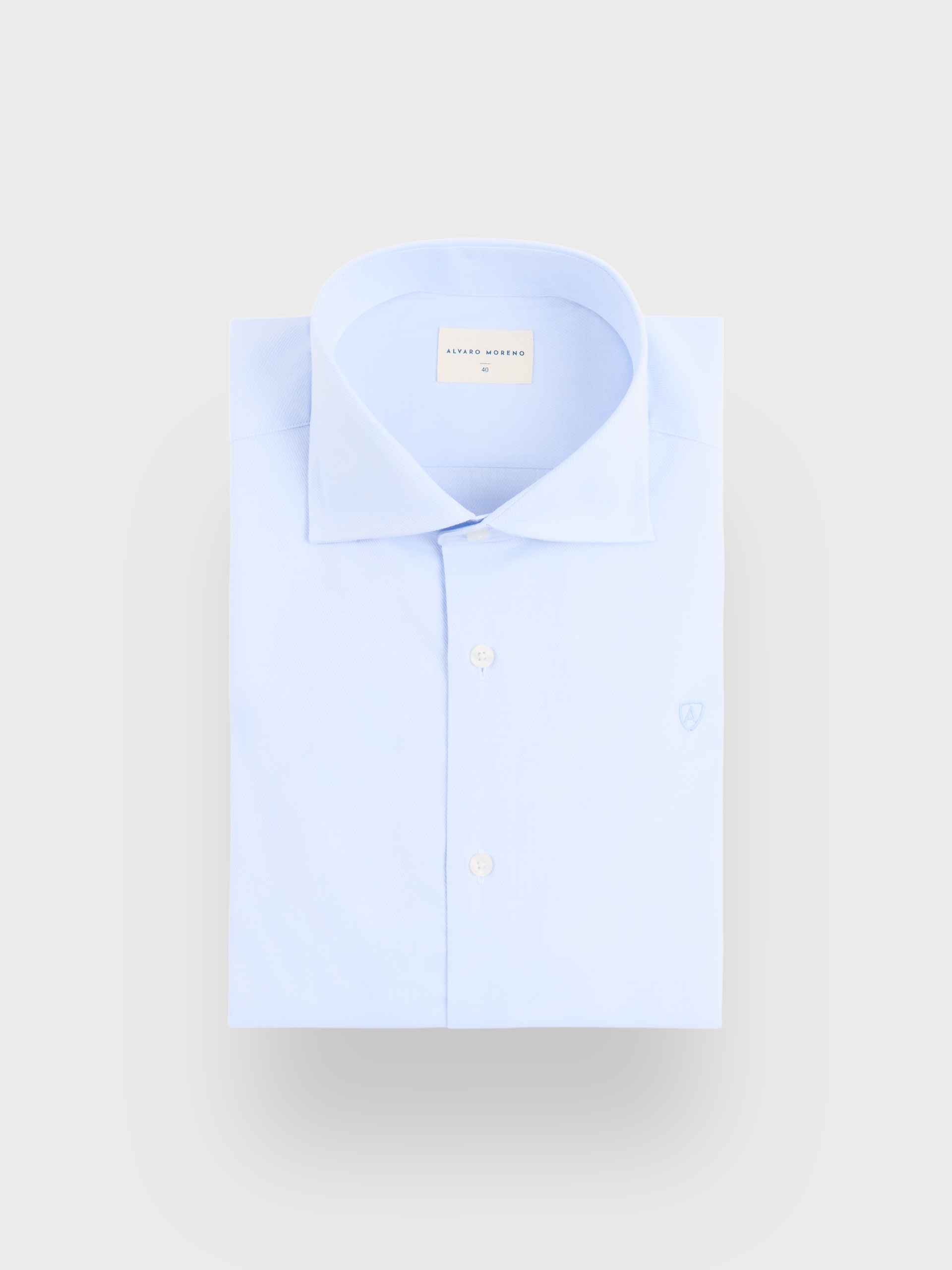 CAMISA DIAGONAL ROMA CELESTE