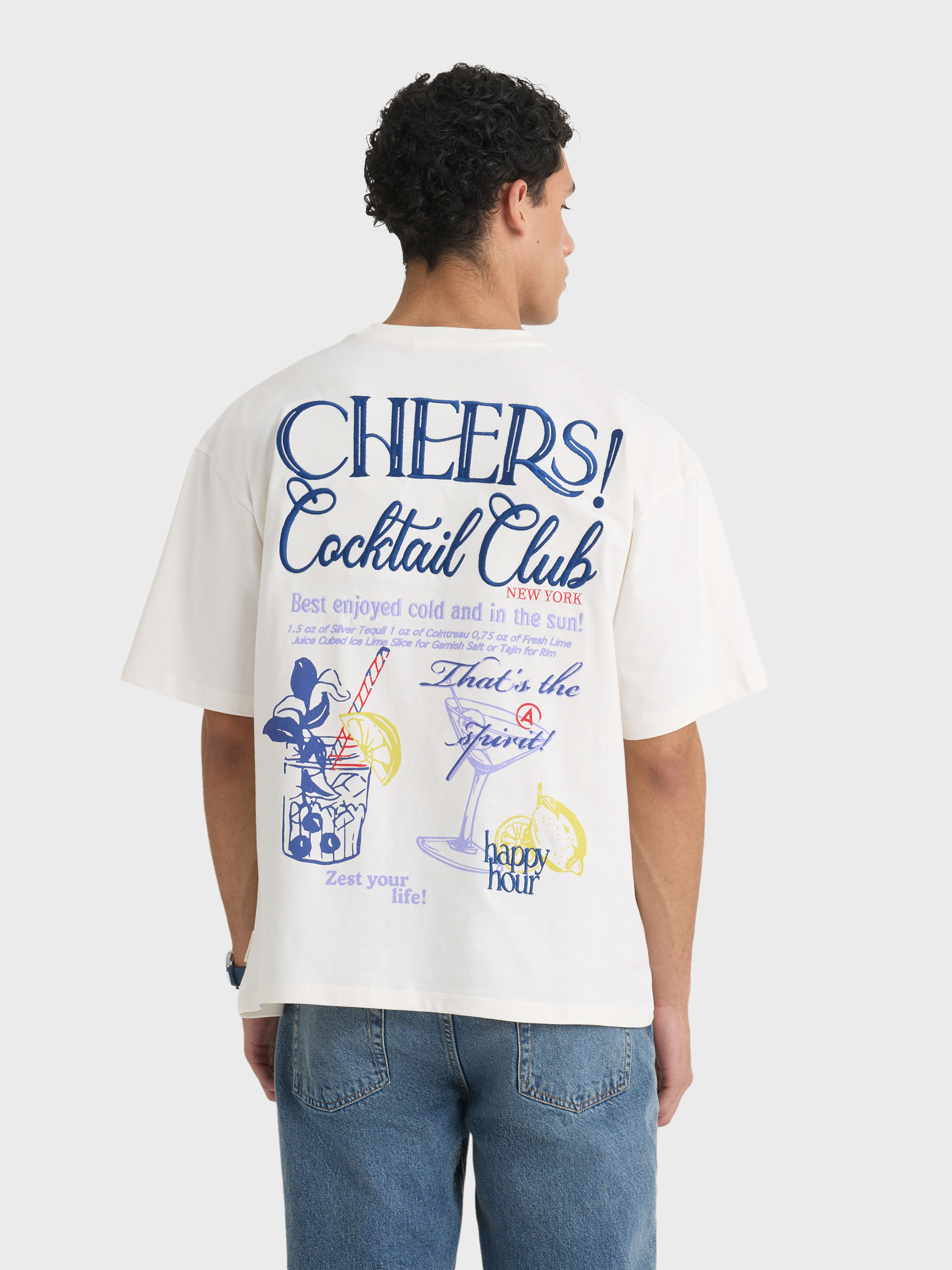 CAMISETA CHEERS BLANCO
