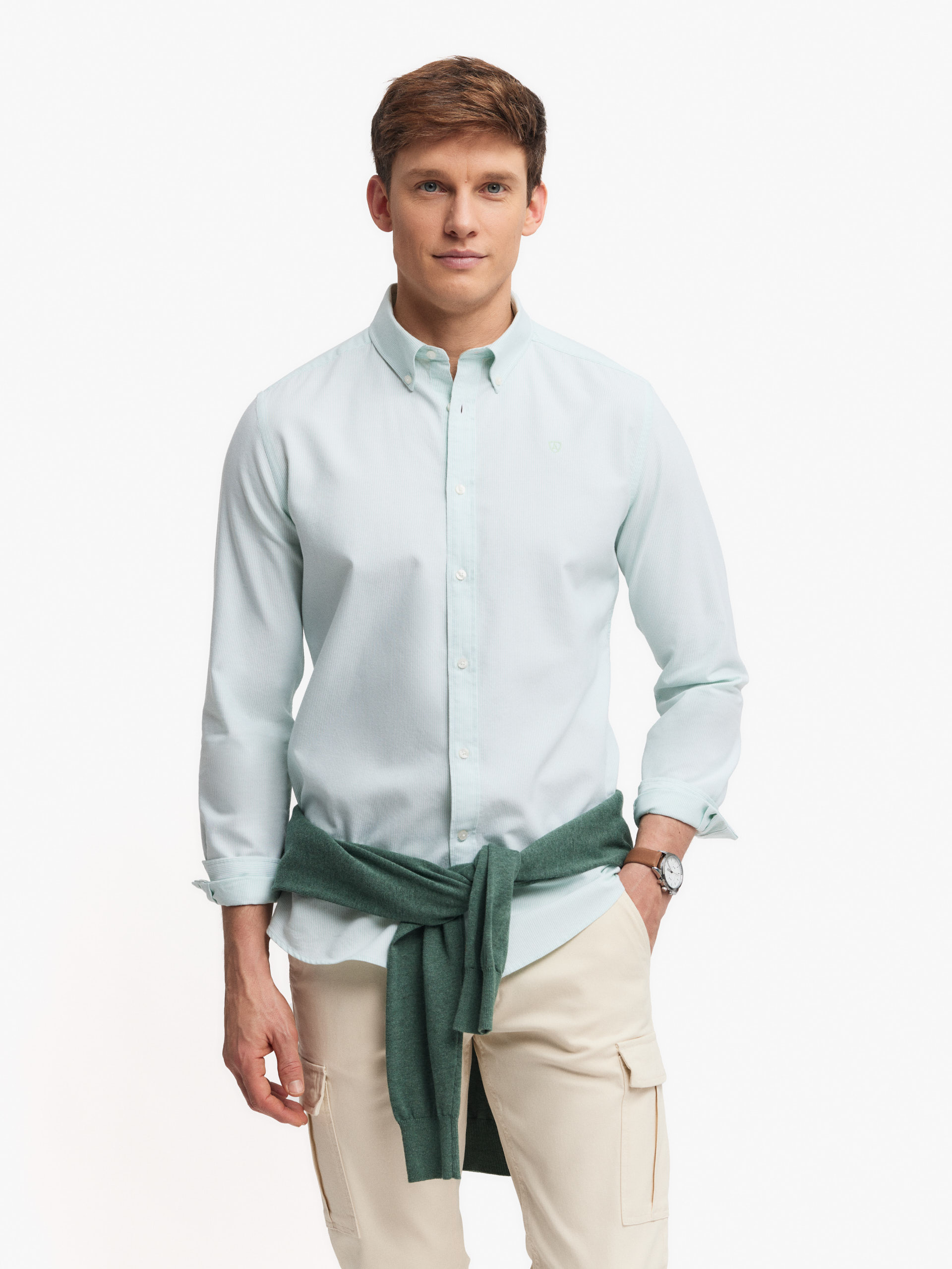 CAMISA OXFORD MIL RAYAS