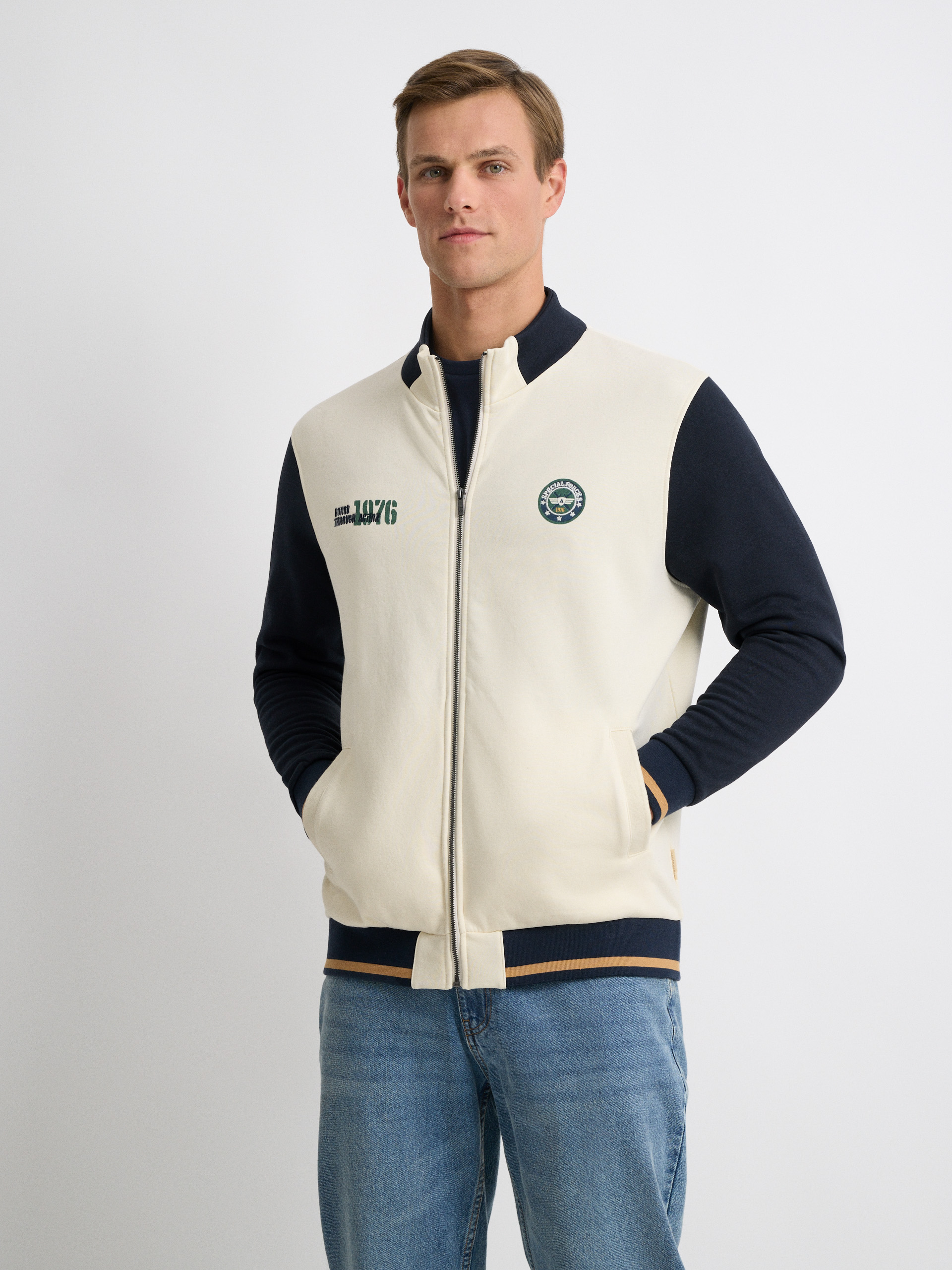 SUDADERA ACTION BEIGE