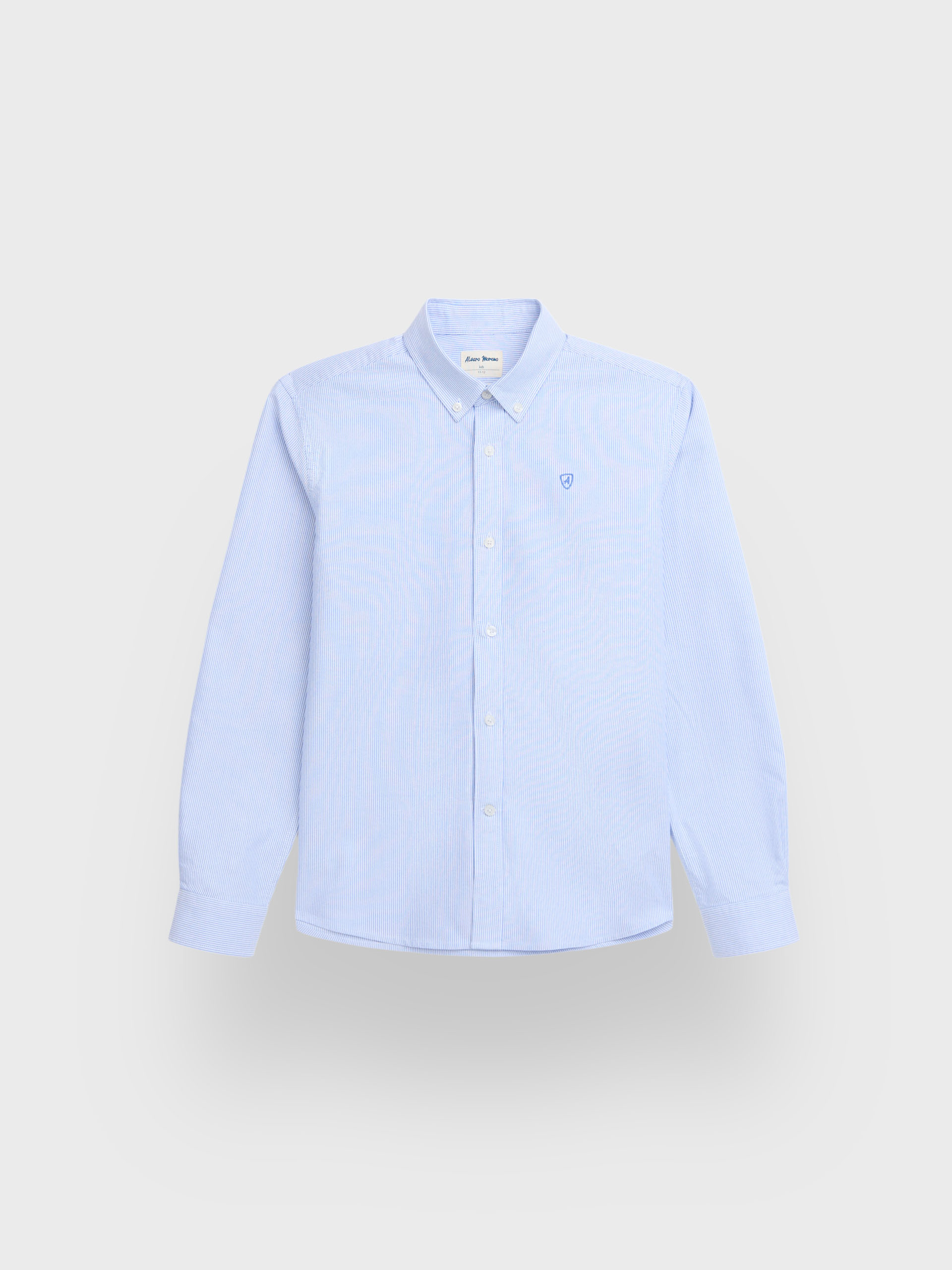 CAMISA OXFORD MIL RAYAS KIDS AZUL